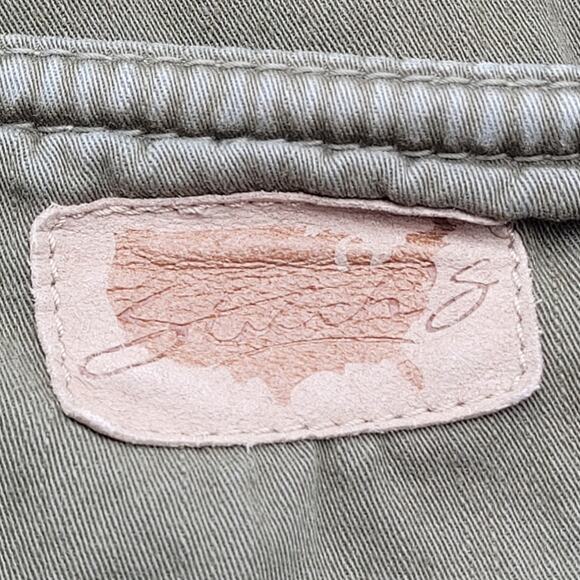 Stitch's Khaki Twill Mens 5 Pocket Button Fly Jeans Pants - Picture 5 of 16